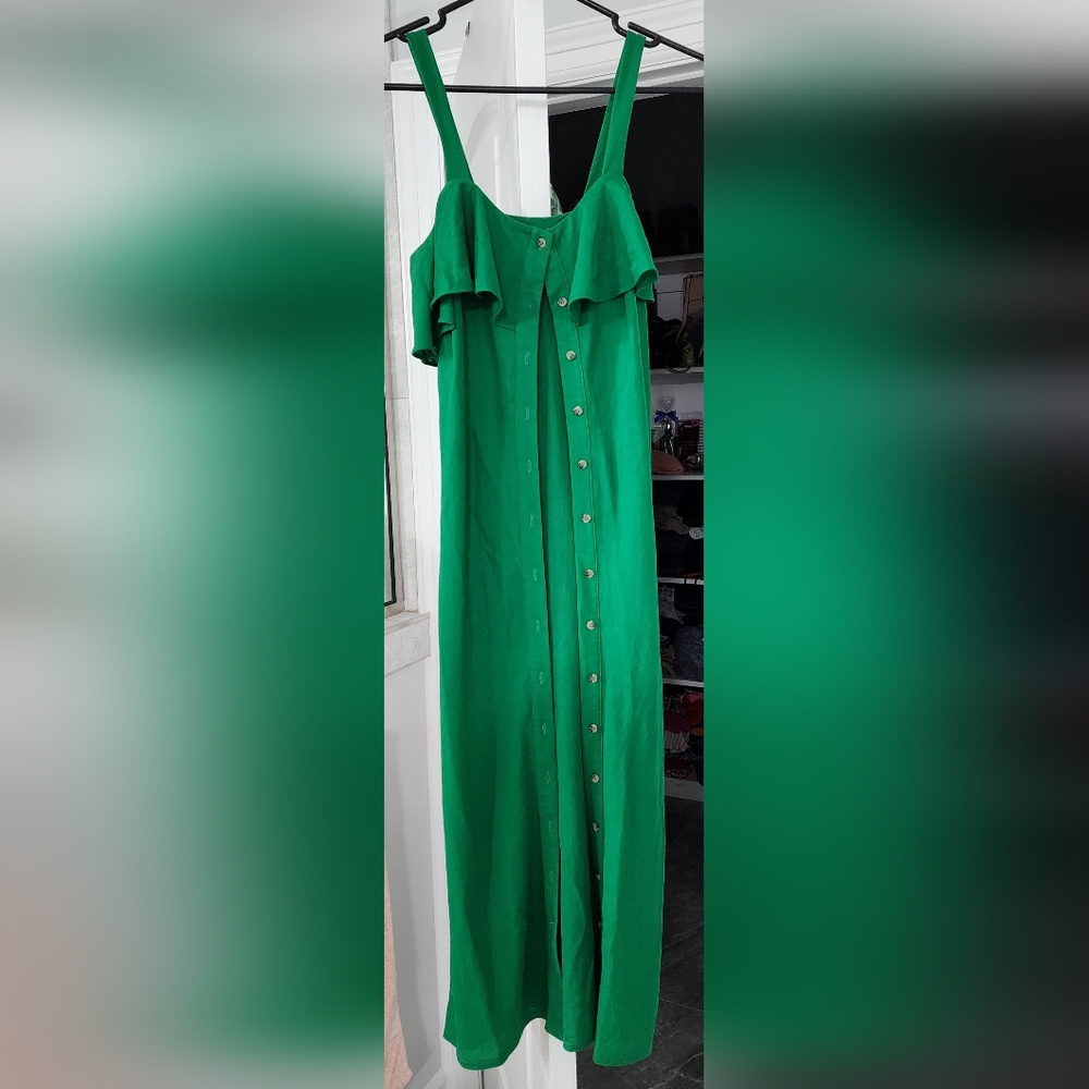 Gianni Bini Extra Small Green Midi Dress